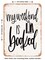 DECORATIVE METAL SIGN - My Weekend is Booked - Vintage Rusty Look